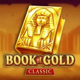 Logo of Book of Gold Classic from Playson at Crystal Roll Casino