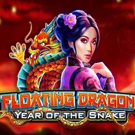 Floating Dragon Year of the Snake logo – Slots by Pragmatic Play at Crystal Roll Casino