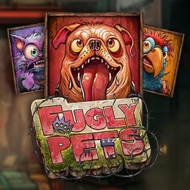 Try Fugly Pets slot by Stakelogic on crystalrollscasino.nl – logo image