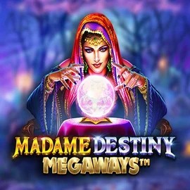 Madame Destiny Megaways by Pragmatic Play, showcased at crystalrollscasino.nl – game logo
