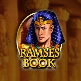 Logo of Ramses Book Deluxe from Gamomat at Crystal Roll Casino