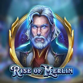 Rise of Merlin online game logo by Play'n GO on crystalrollscasino.nl
