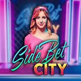 Side Bet City online game logo by Evolution on crystalrollscasino.nl
