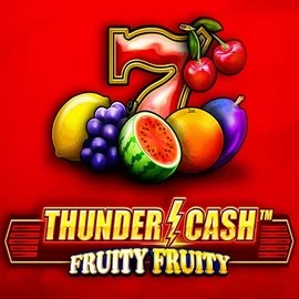 Slots logo of Thunder Cash Fruity Fruity from Novomatic at Crystal Roll Casino